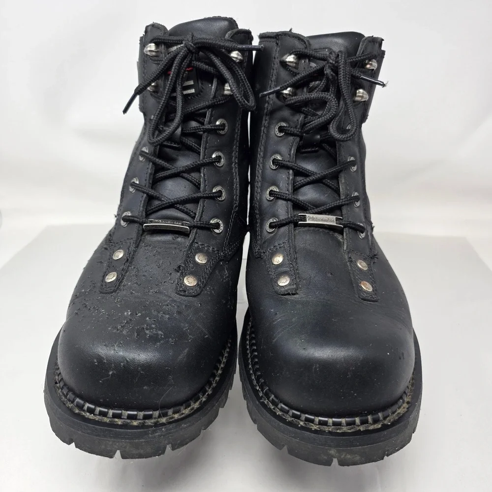 Milwaukee Motorcycle Boots Mens 11.5 MB445 Freedom Flex Black Leather Fair